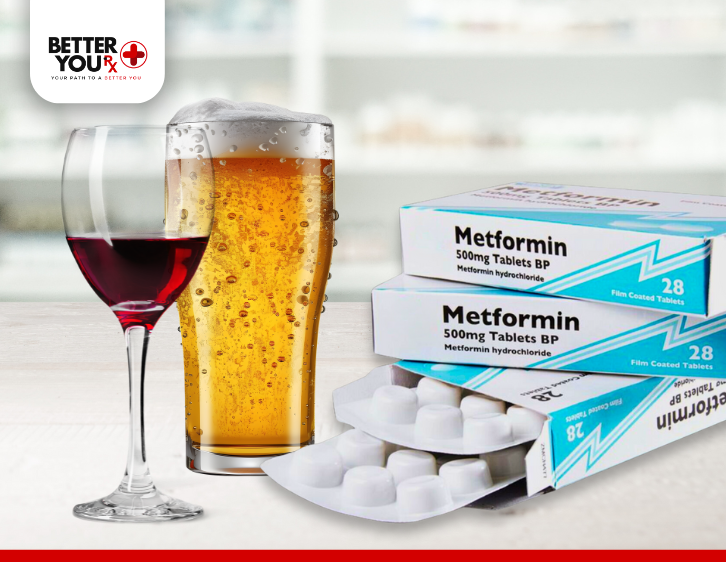 mix Metformin and alcohol