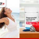 Woman enjoying the beach and a bottle of Propranolol 40mg for heart health | Better You Rx