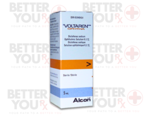 Voltaren Ophtha 0.1% Diclofenac Sodium Ophthalmic Solution - 5mL | Better You Rx