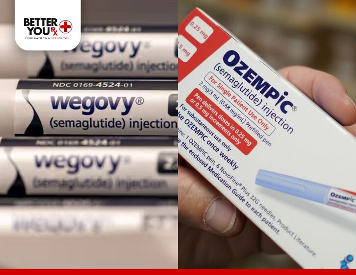 Wegovy and Ozempic semaglutide injection pens for weight management and diabetes | Better You Rx