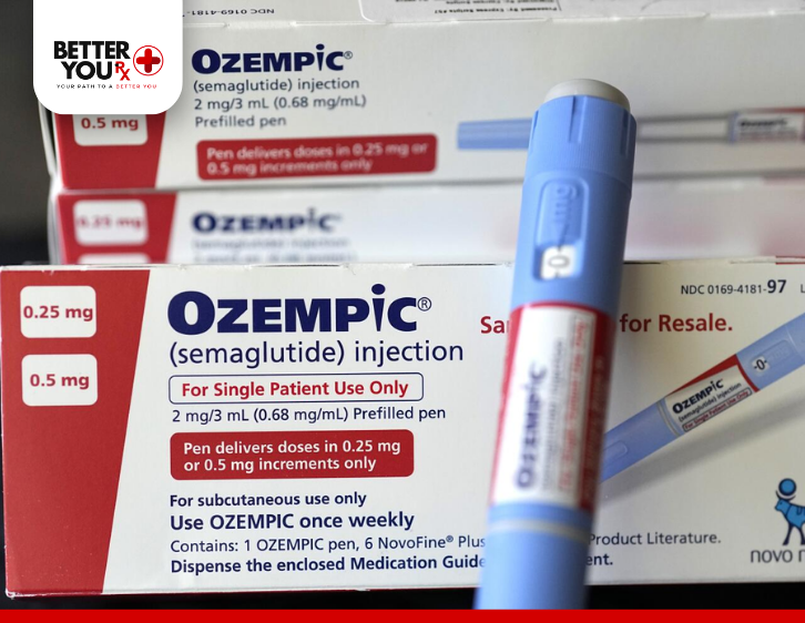 Ozempic pen and box