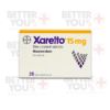 Xarelto Rivaroxaban 15mg Film-Coated Tablets, 28-Count | Better You Rx