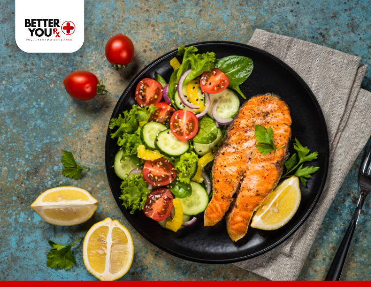 Fatty fish salmon for diabetic