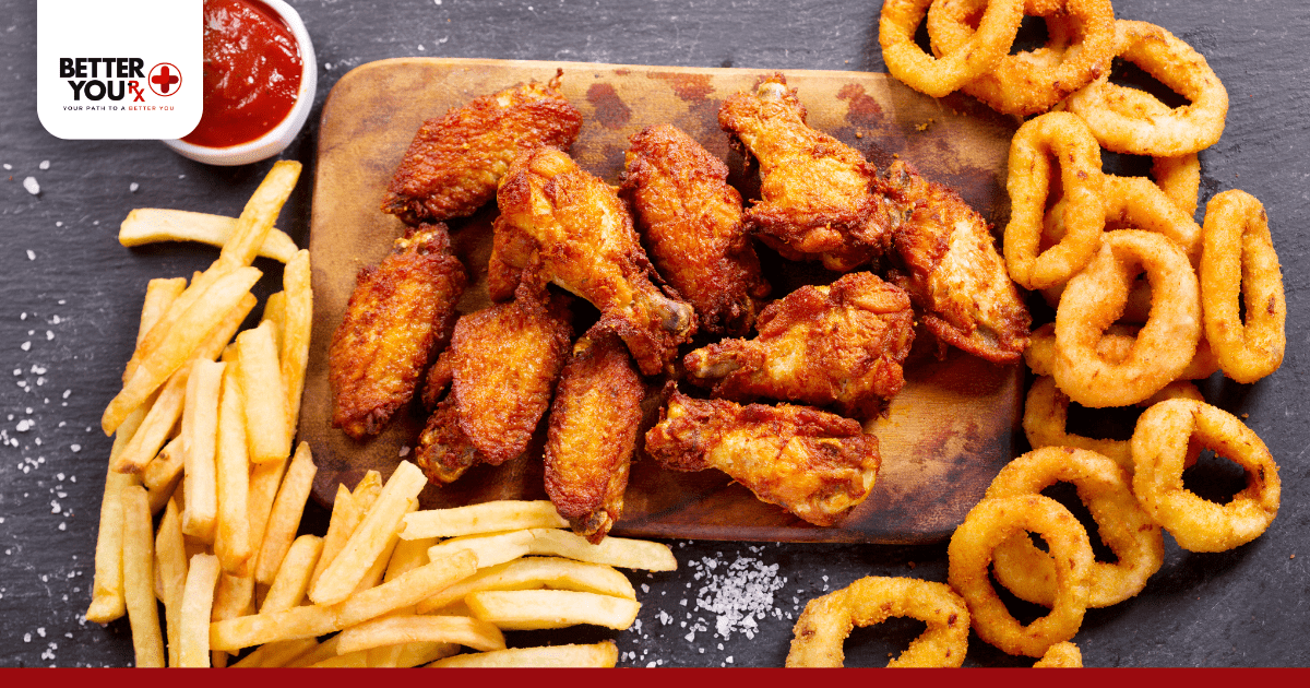 High-Fat Foods - foods to avoid when taking Ozempic