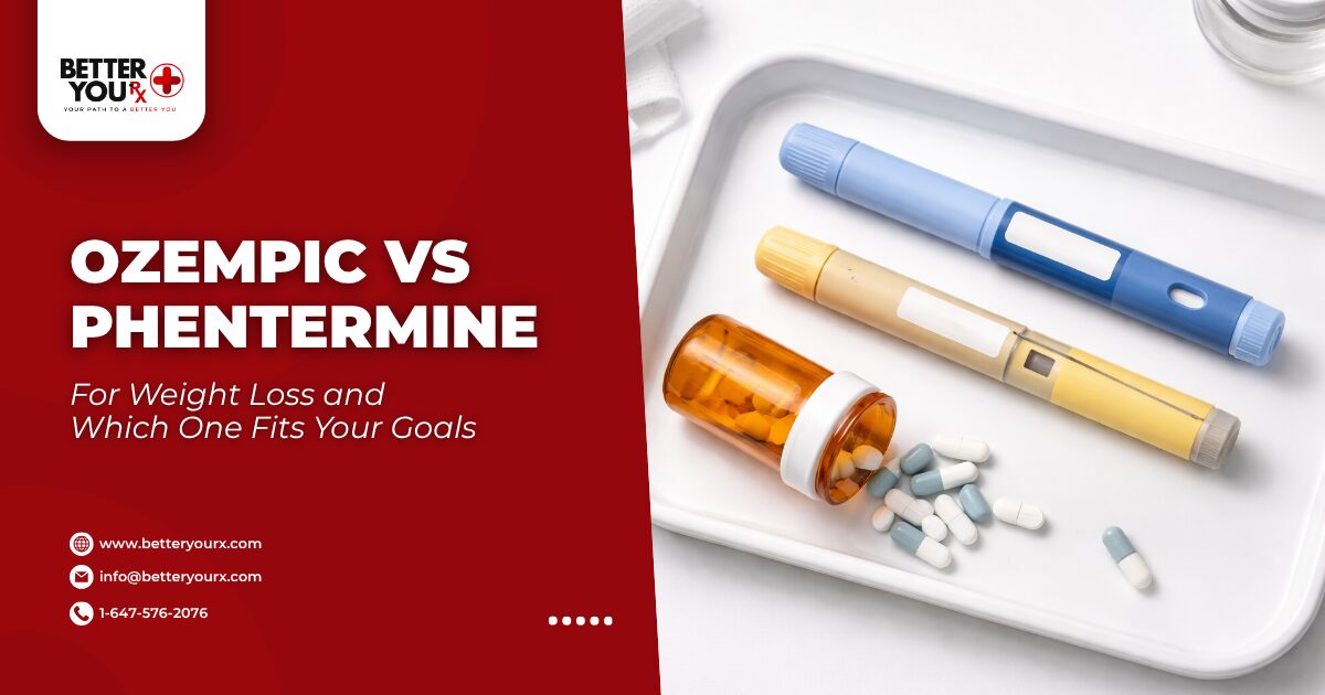 Ozempic vs Phentermine for Weight Loss and Which One Fits Your Goals