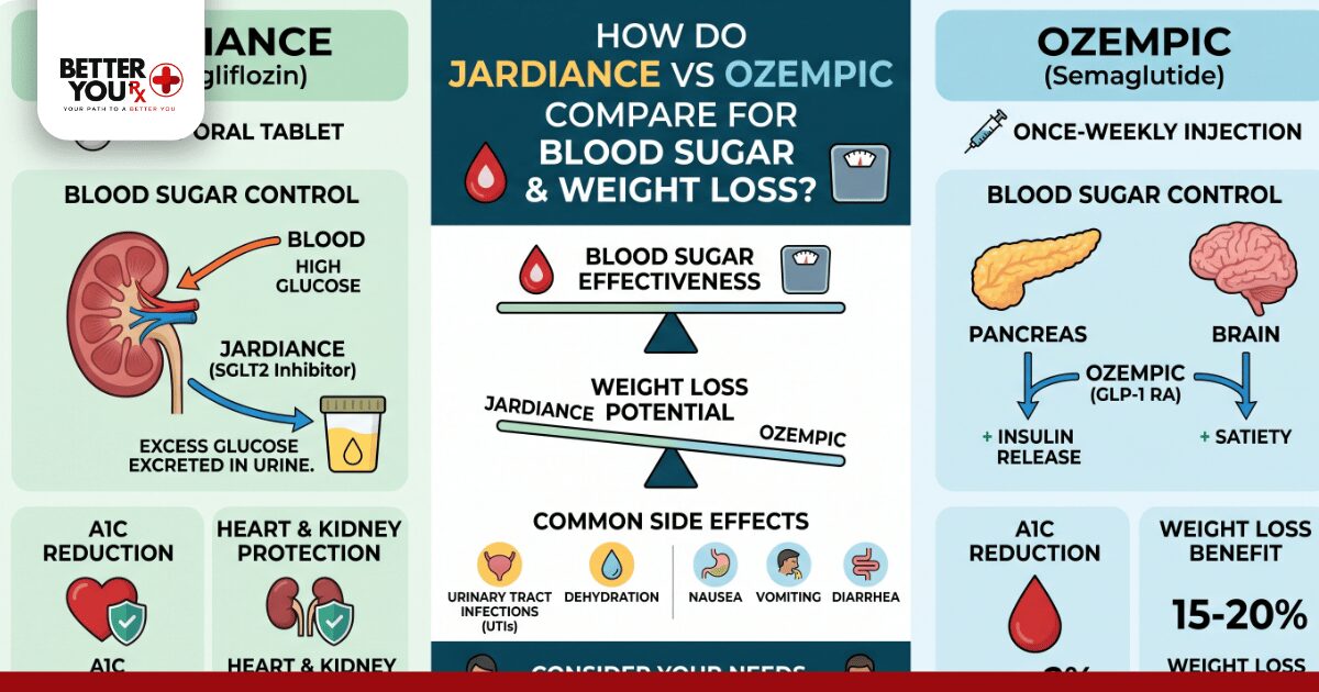 Jardiance vs Ozempic